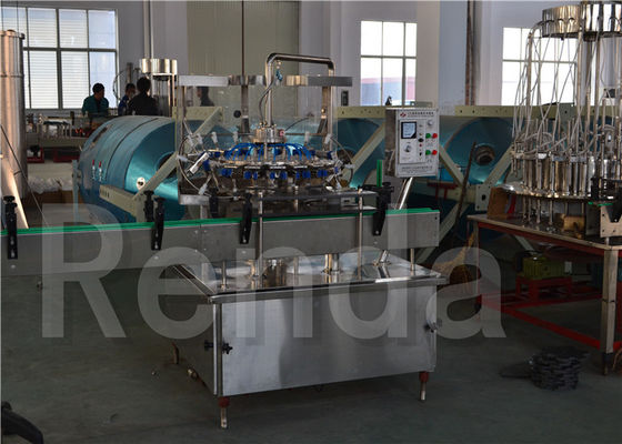 Stainless Steel Mineral Water / Pure Water Bottle Filling Machine Production Line 4960 * 2280 * 2580mm