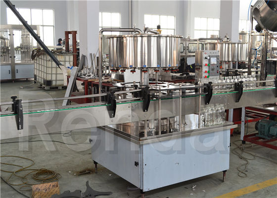 Stainless Steel Mineral Water / Pure Water Bottle Filling Machine Production Line 4960 * 2280 * 2580mm
