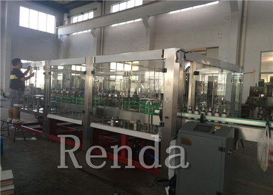Glass Bottle PET Bottle Water Carbonated Drink Filling Machine 3.57KW 380V 2000-3000BPH