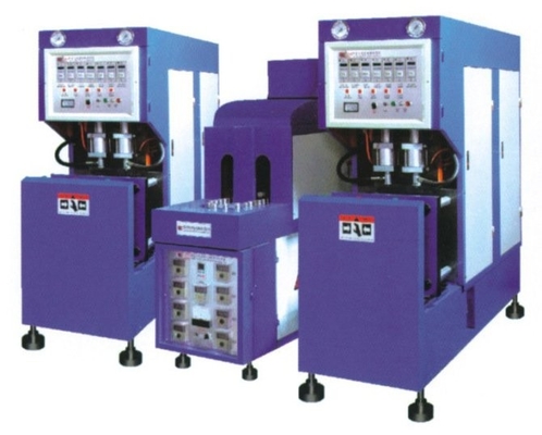 1000 - 1500 BPH Semi Automatic Bottle Blowing Machines For PET Bottles Blow Moulding Machine