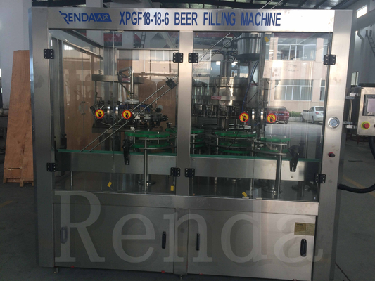 De volledige Automatische van het de Flessenbier van het Glashuisdier van de de Vullende Machineproductielijn Isobarische Druk